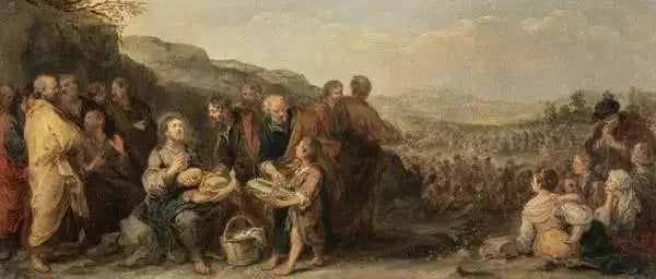 Ekmek ve balık mucizesi - Bartolomé Esteban Murillo