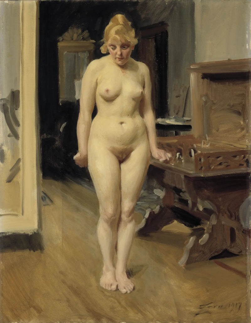 Utangaç Model - Anders Zorn