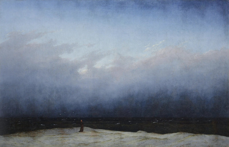 Denizdeki Rahip - Caspar David Friedrich