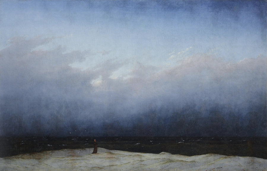 Denizdeki Rahip - Caspar David Friedrich