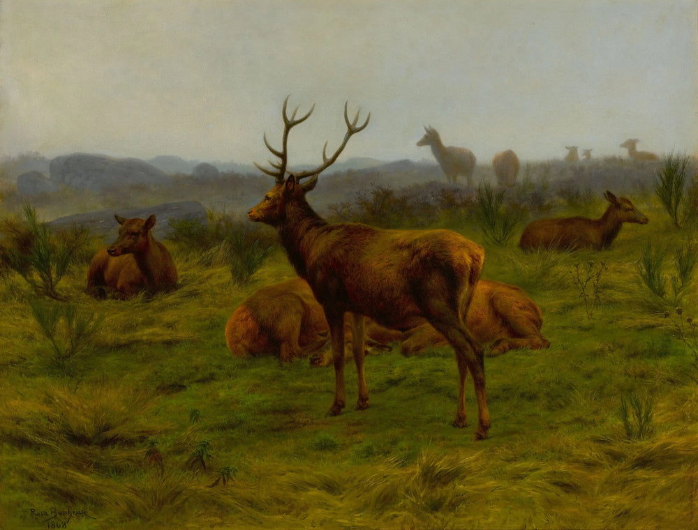 Le monarque de la meute - Rosa Bonheur - Alpha Reproduction