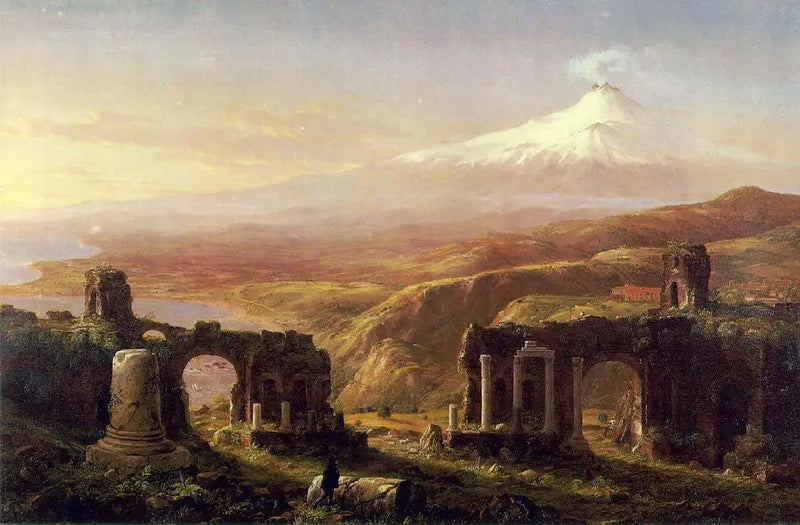 Taormina'dan Etna Dağı - Thomas Cole