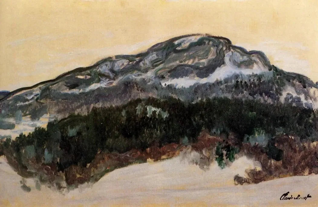 Le Mont Kolsaas en Norvège - Claude Monet image 1 reproduction d’œuvre d’art à l’huile