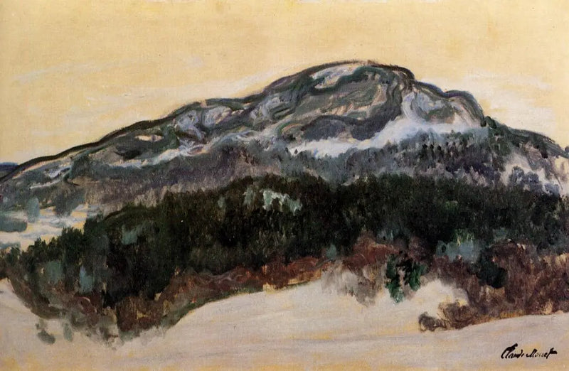 Norveç'te Mont Kolsaas - Claude Monet
