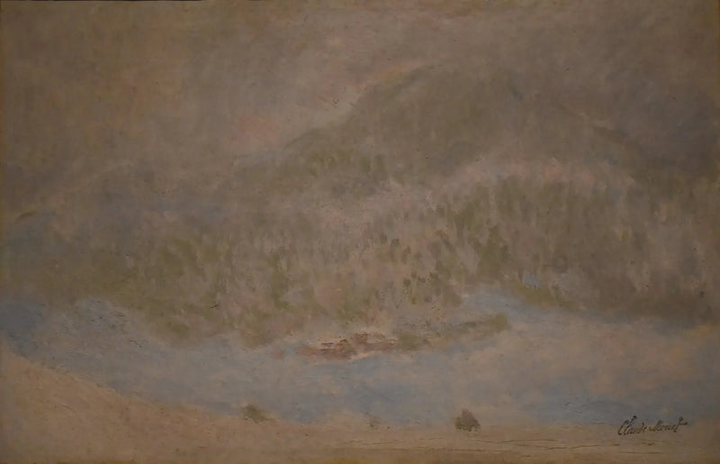 Kolsaas Dağı, Norveç (Kar Fırtınası) - Claude Monet