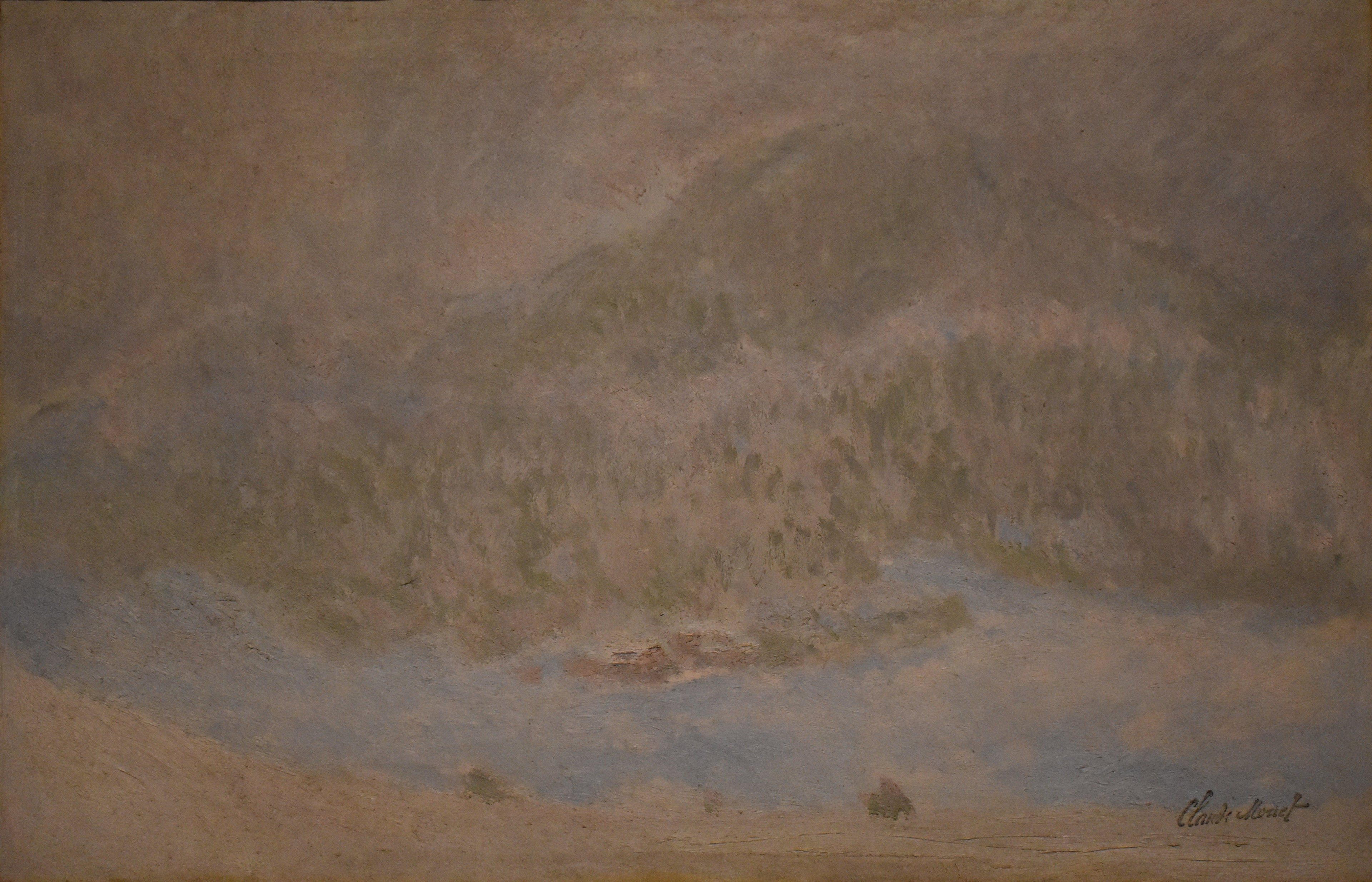 Reproduction du tableau « Le Mont Kolsaas, Norvège (Tempête de neige) - Claude Monet » par Alpha Reproduction en peinture à l’huile