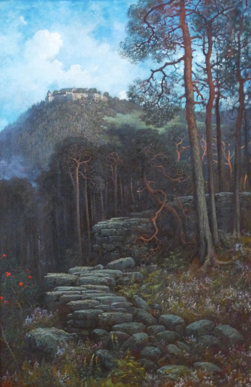 Mont Sainte-Odile ile pagan duvar - Gustave Doré