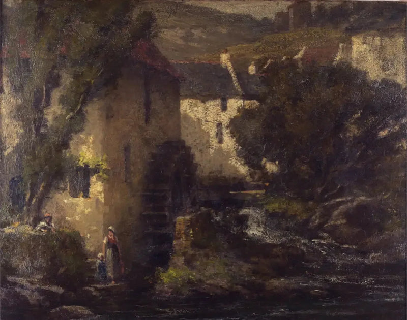 Su değirmeni - Gustave Courbet