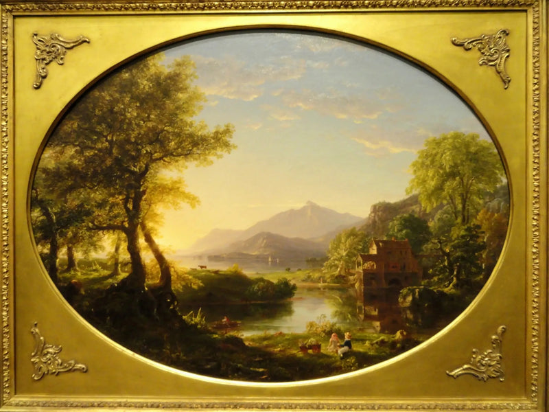 Le Moulin, Gün Batımı - Thomas Cole