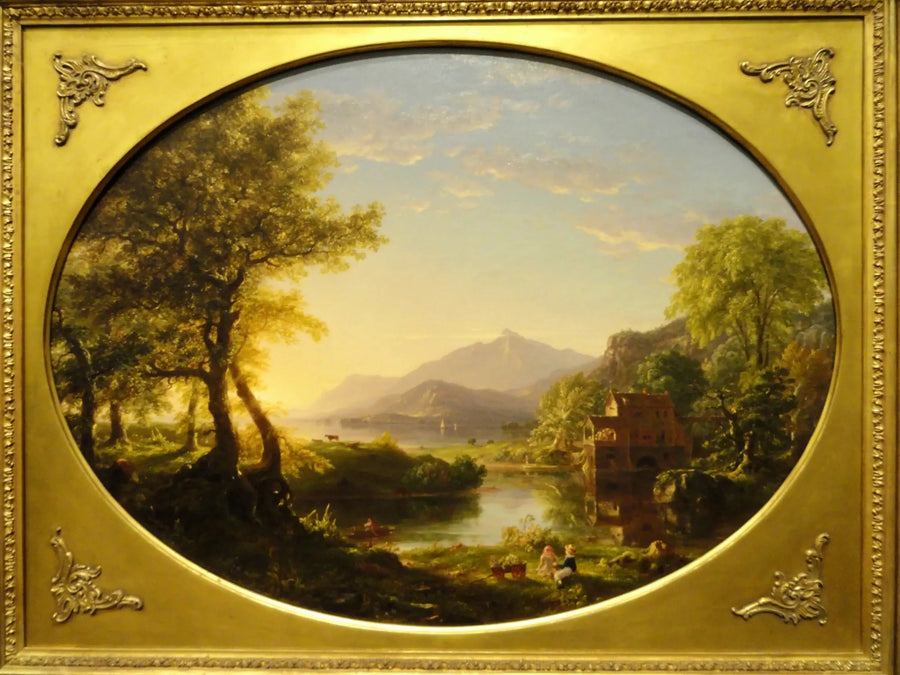Le Moulin, Gün Batımı - Thomas Cole
