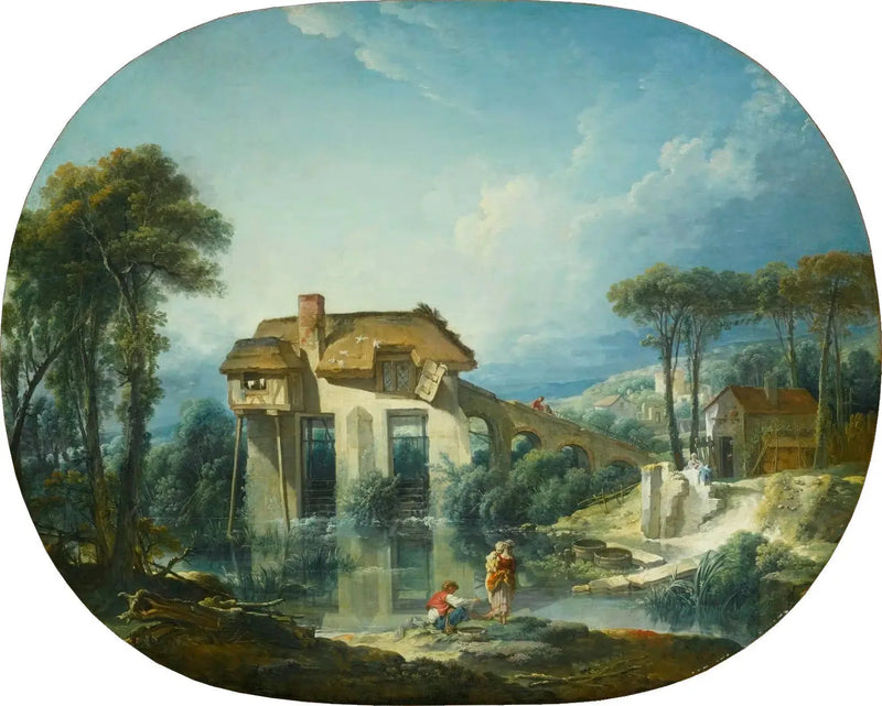 Charenton'daki Le Moulin de Quiquengrogne - François Boucher