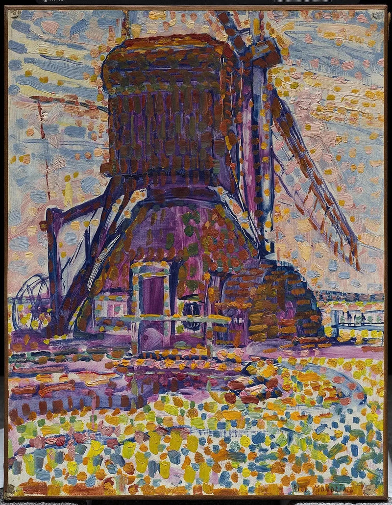Winkel Değirmeni, noktacı versiyonu - Piet Mondrian