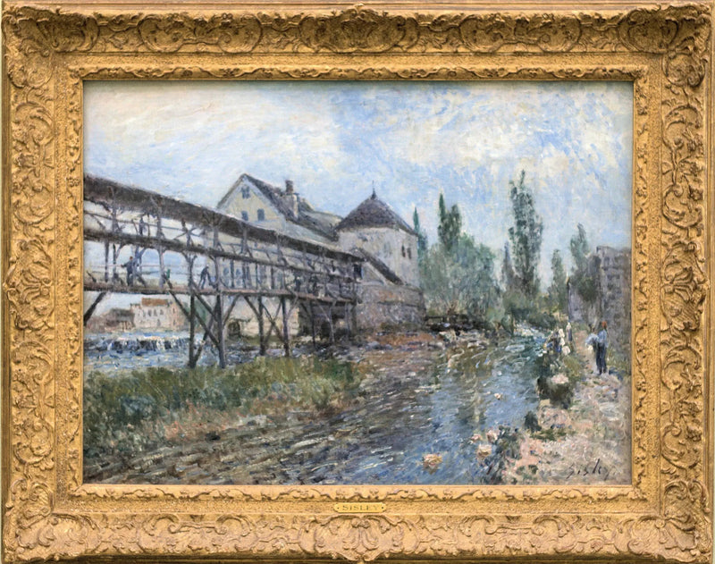 Moret'teki Provencher Değirmeni - Alfred Sisley