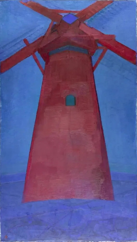 Kırmızı Değirmen - Piet Mondrian