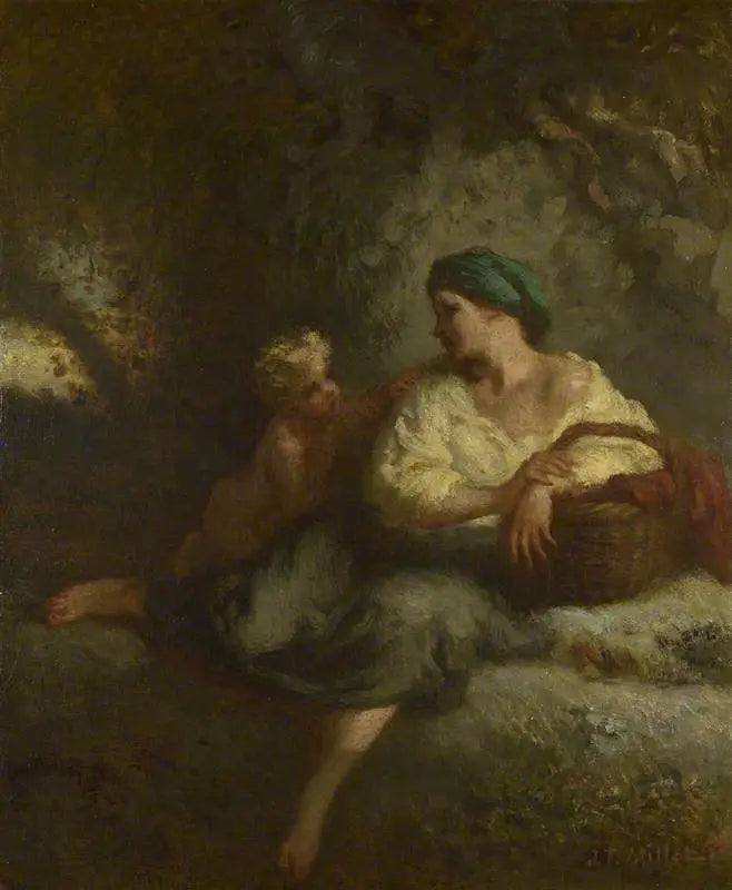 Fısıltı - Jean-François Millet