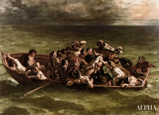 Le Naufrage de don Juan - Eugène Delacroix - Reproductions de tableaux et peintures haut de gamme