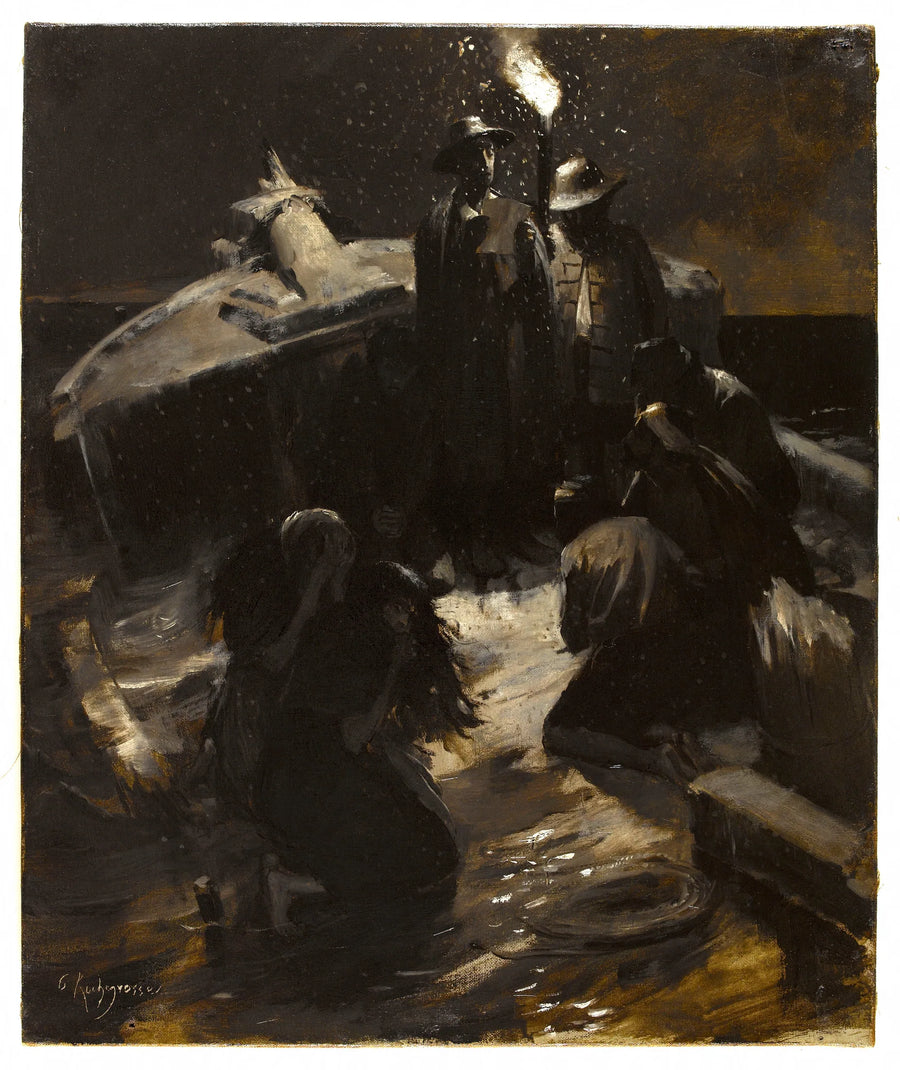 Le Naufrage - Georges-Antoine Rochegrosse