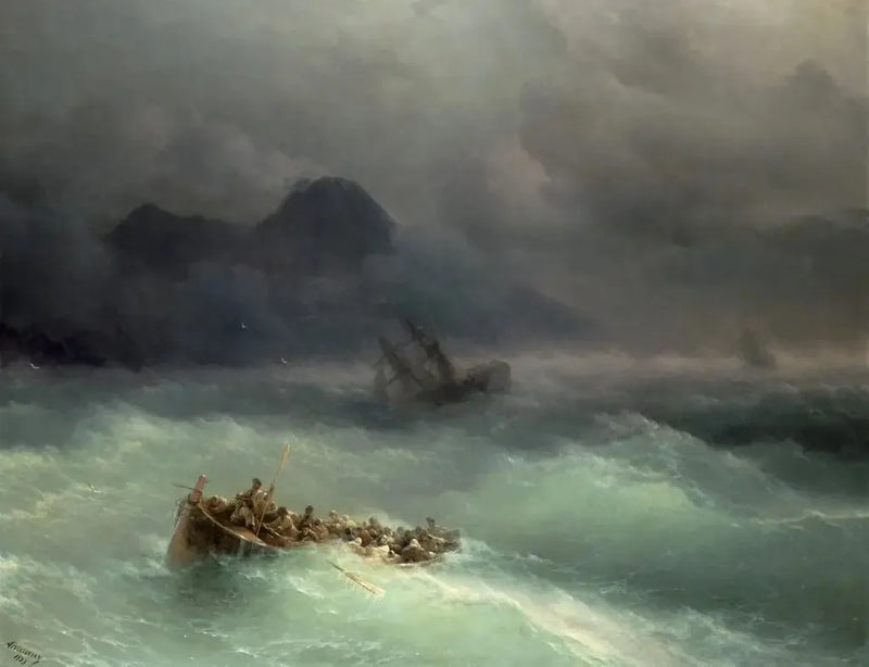 Gemi Batması - Ivan Aïvazovski