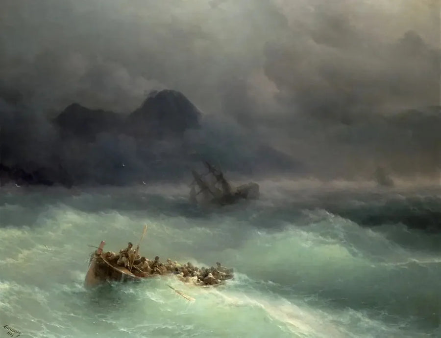 Gemi Batması - Ivan Aïvazovski