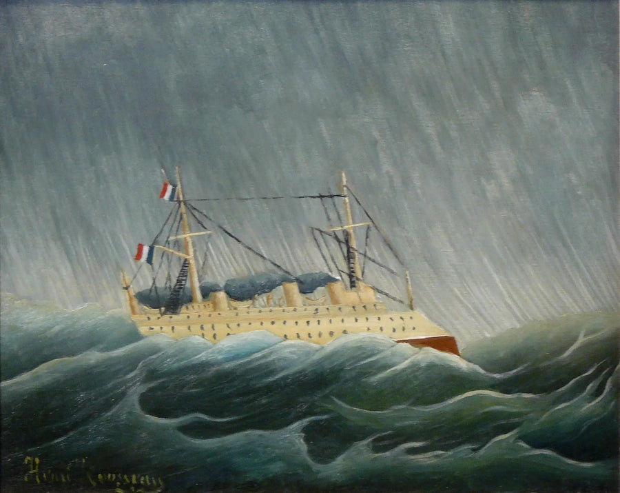 Fırtınadaki Gemi - Henri Rousseau