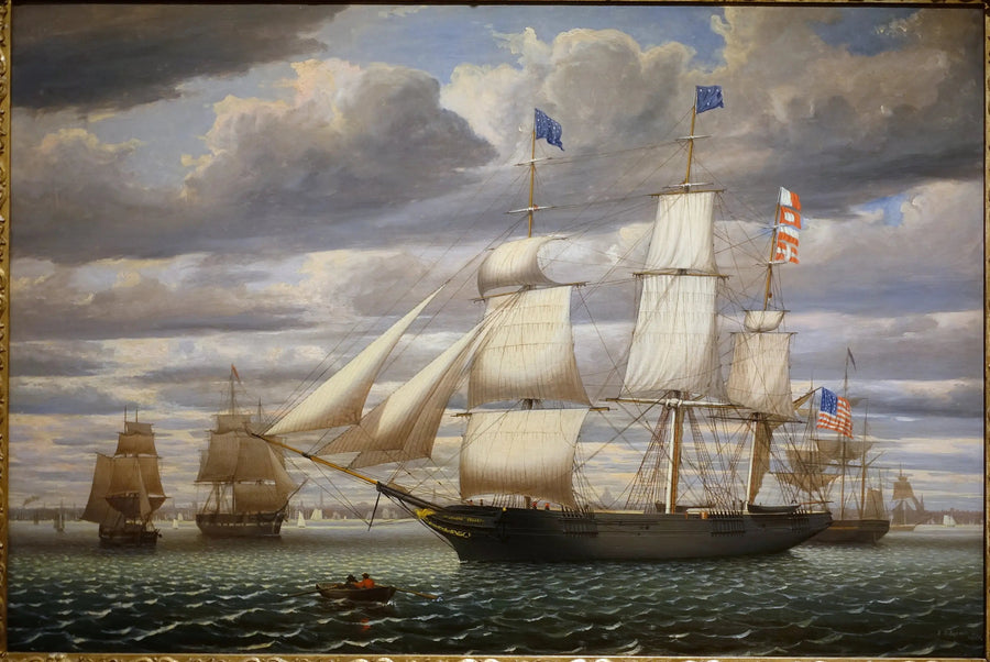 Boston Limanı'nda Güney Çaprazı Gemisi, 1851 - Fitz Henry Lane