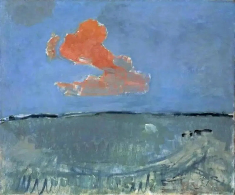 Kırmızı bulut - Piet Mondrian