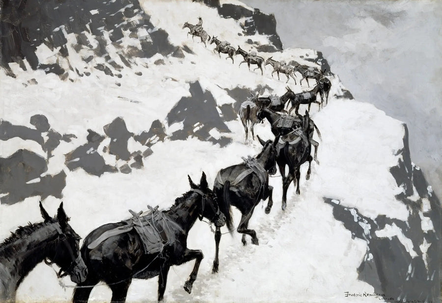 Mule Paketi - Frederic Remington