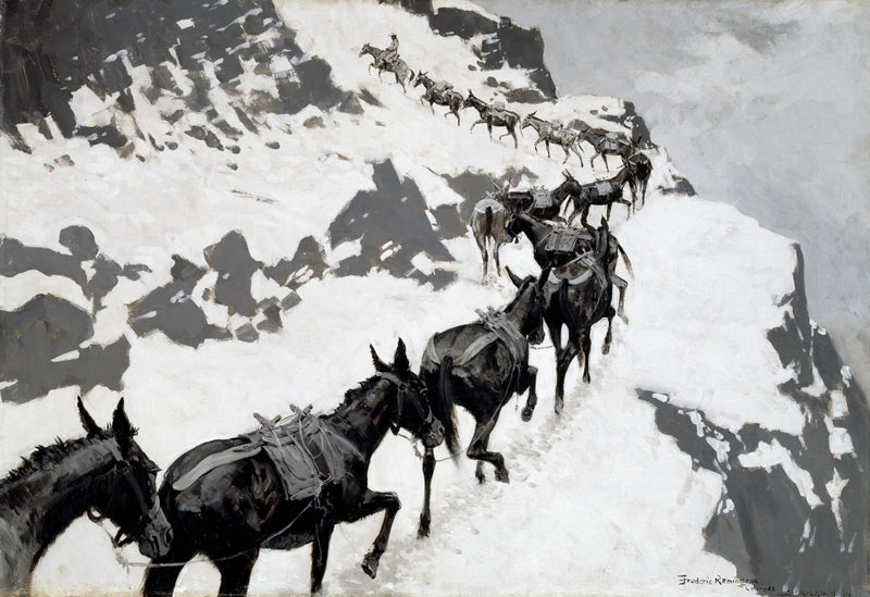 Mule Paketi - Frederic Remington