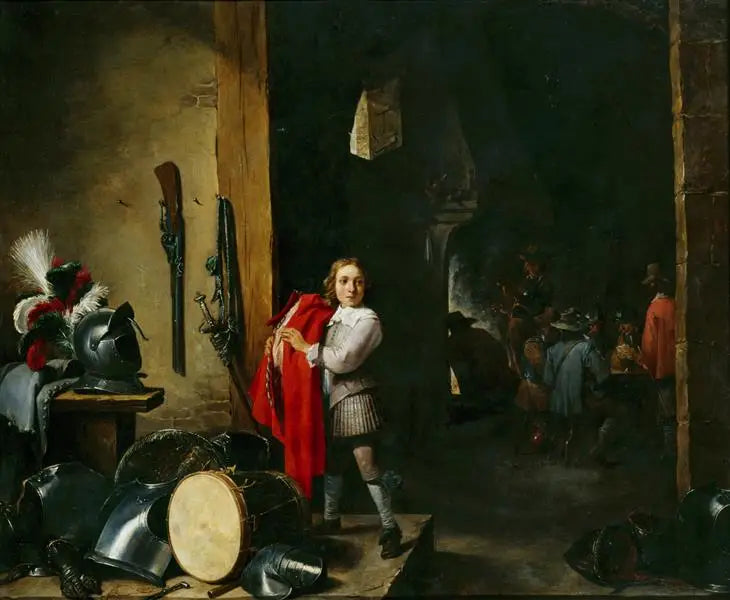 Görevli odasındaki sahne - David Teniers le Jeune