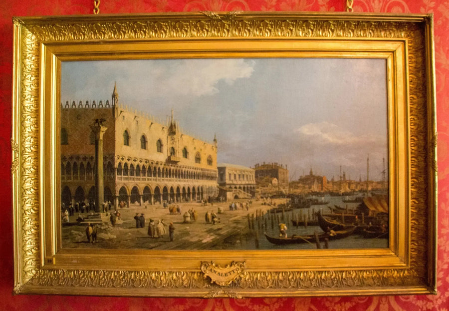 Doge Sarayı ve Riva degli Schiavoni, Venedik - Canaletto