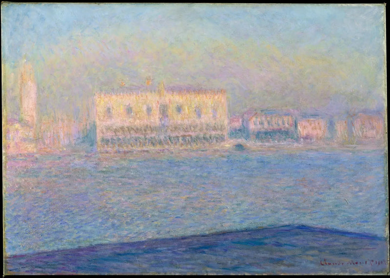 San Giorgio Maggiore'den Doge Sarayı - Claude Monet
