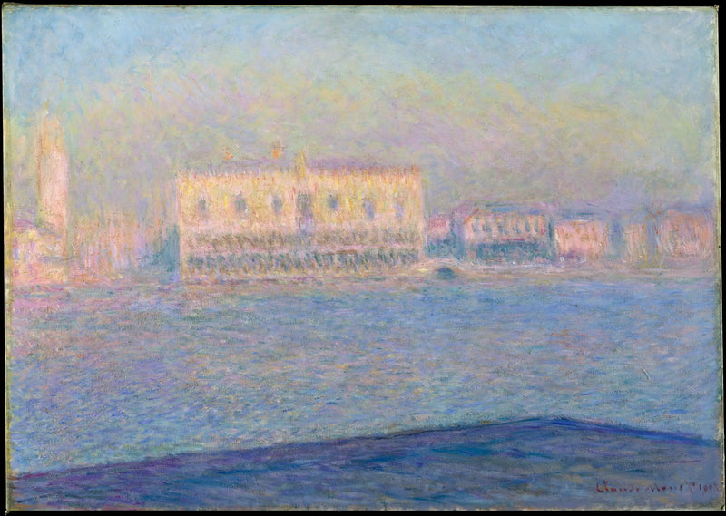 San Giorgio Maggiore'den Doge Sarayı - Claude Monet