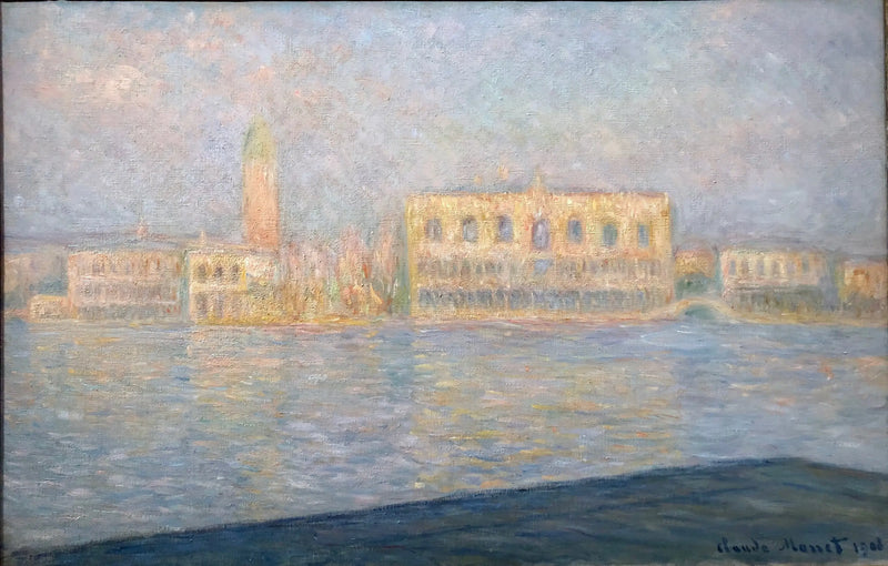 Saint-Georges Majeur'den Görünümle Dükler Sarayı - Claude Monet