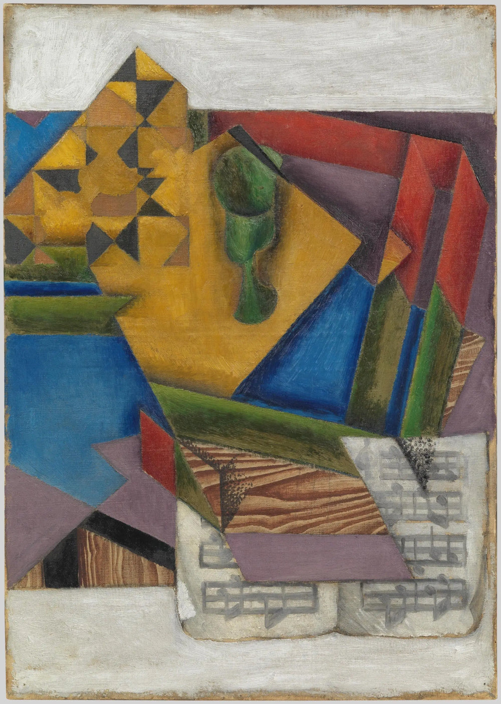 Le Papier à musique - Juan Gris - Alpha Reproduction