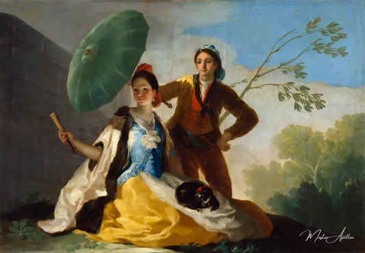 Le parasol - Francisco de Goya - Reproductions de tableaux et peintures haut de gamme