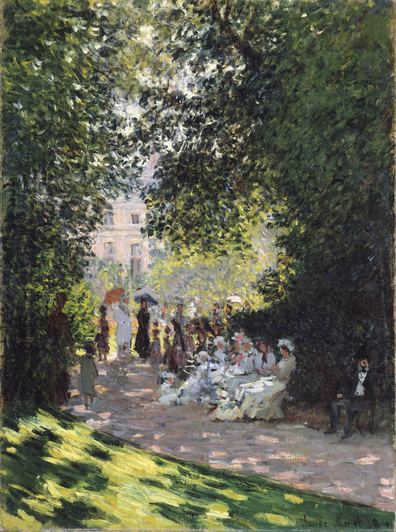 Le Parc Monceau - Claude Monet
