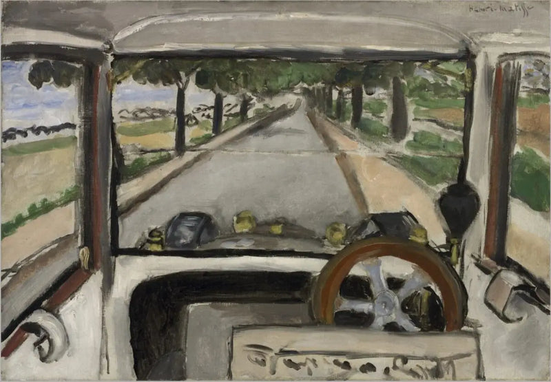 Villacoublay Yolu'nda Cam Tavan - Henri Matisse