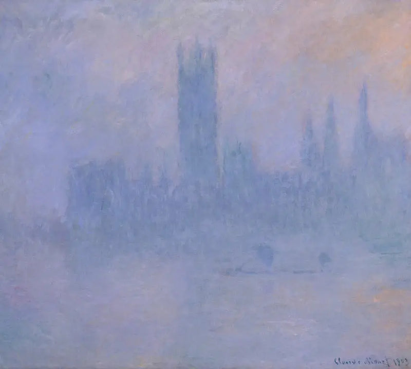 Parlamento, mavi bir senfoni - Claude Monet