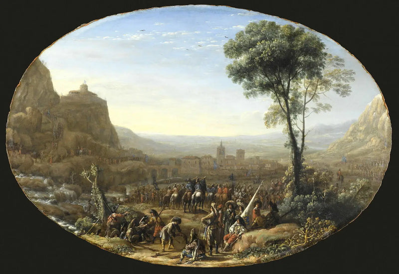 Louis XIII tarafından zorlanan Le Pas de Suse - Claude Lorrain