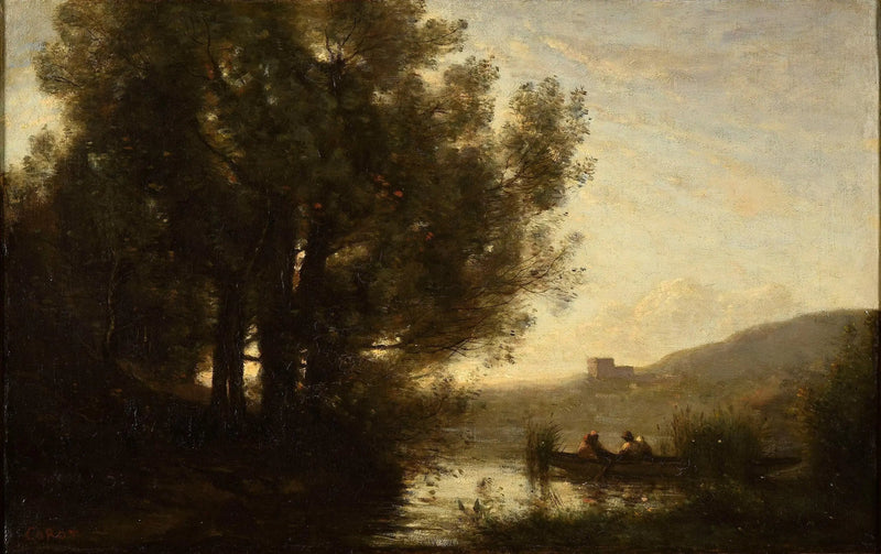 Nehir Geçişi - Jean-Baptiste Camille Corot