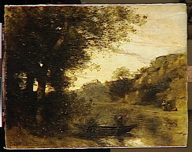Le Passeur - Jean-Baptiste Camille Corot