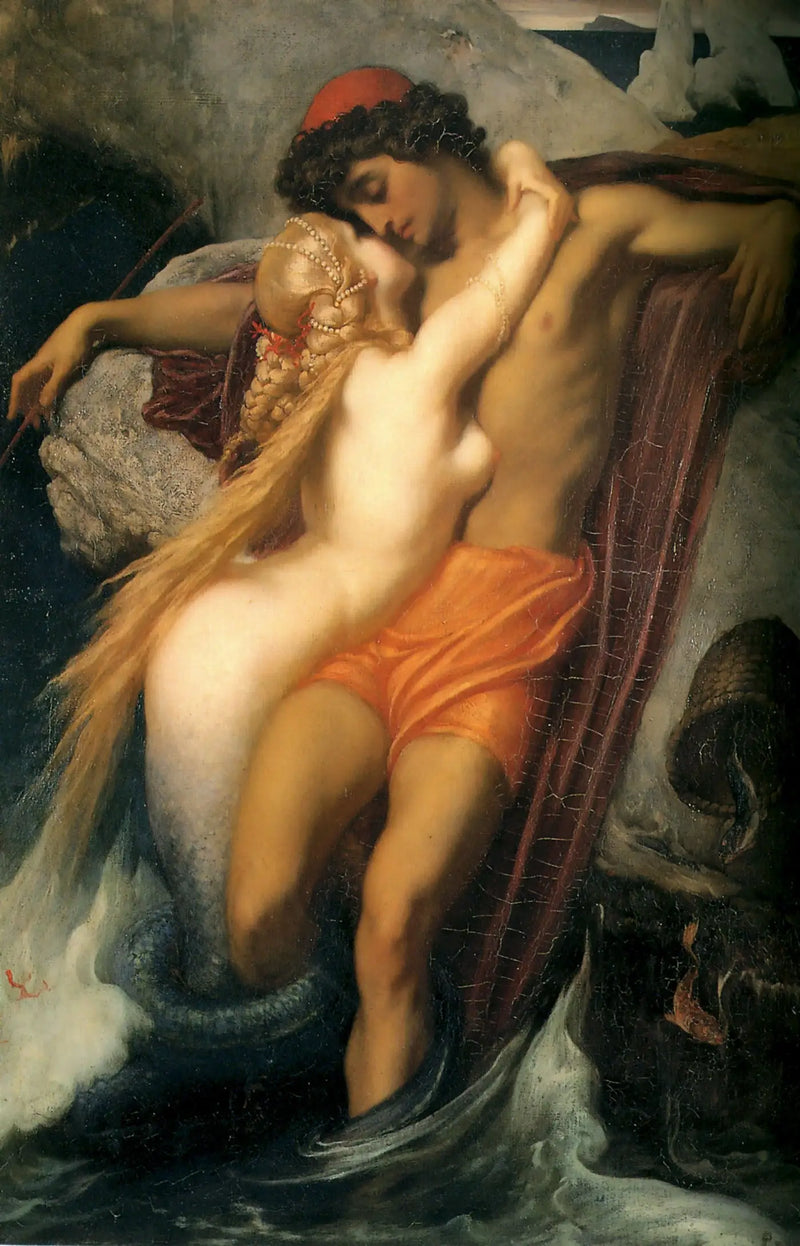 Balıkçı ve Denizkızı. - Frederic Leighton