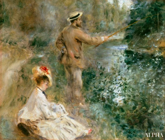 Le Pêcheur - Pierre-Auguste Renoir - Reproductions de tableaux et peintures haut de gamme