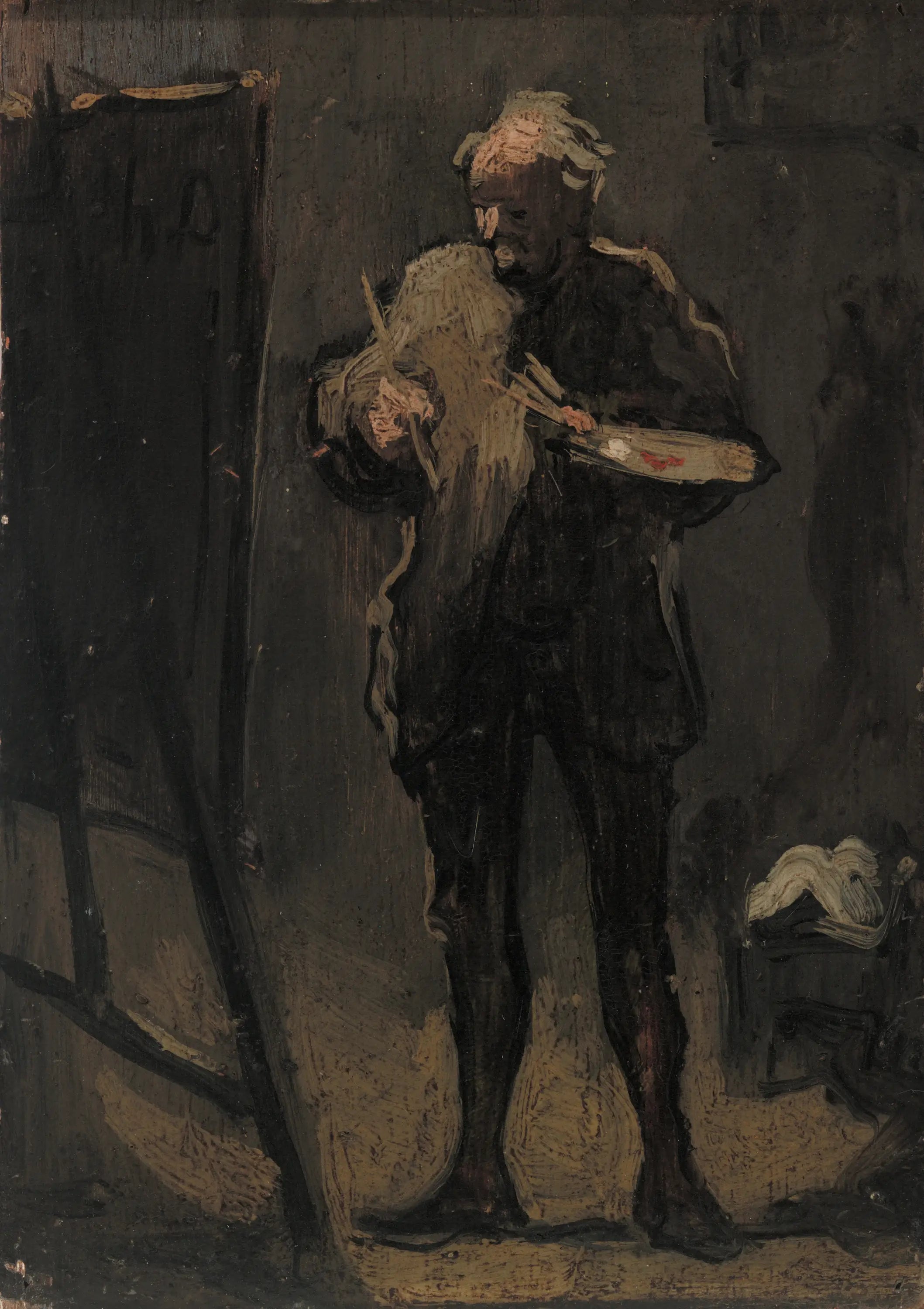 Le Peintre devant son tableau - Honoré Daumier image 1 copie de tableau peinte à la main