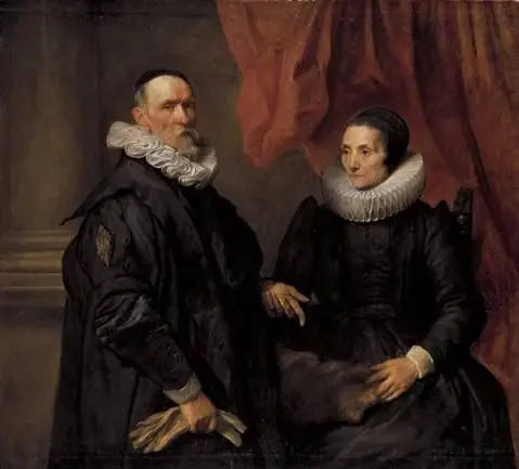 Jan de Wael ve eşi Gertrud de Jode Ressamı - Antoine van Dyck