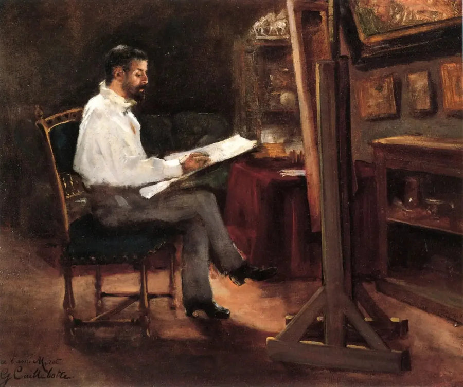 Ressam Morot'un Atölyesinde - Gustave Caillebotte