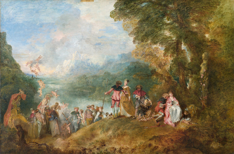 Cithère Adası'na Hac - Antoine Watteau