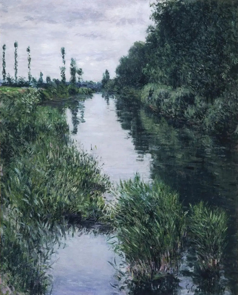 Seine Nehri'nin Küçük Kolu, Argenteuil - Gustave Caillebotte