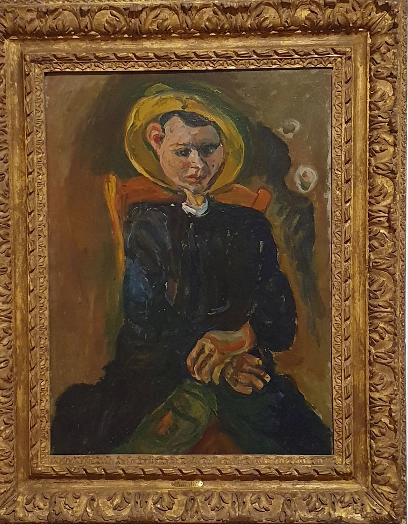 Sarı şapkalı küçük çocuk - Chaim Soutine