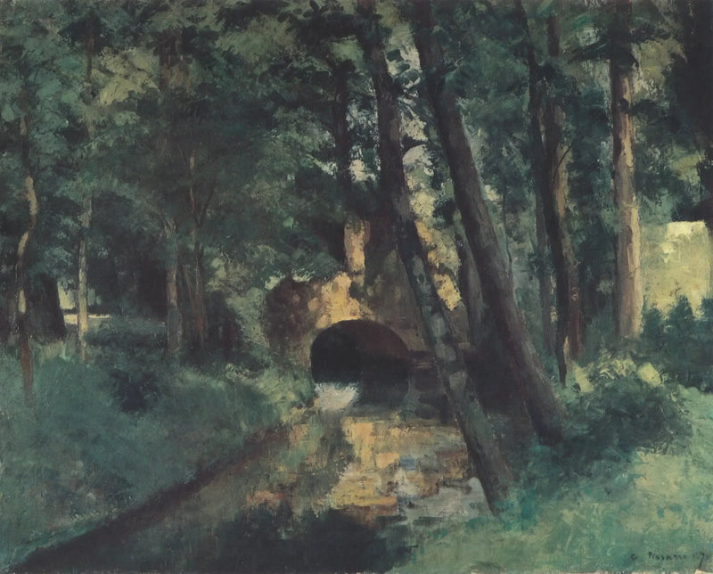 Küçük Köprü, Pontoise - Camille Pissarro